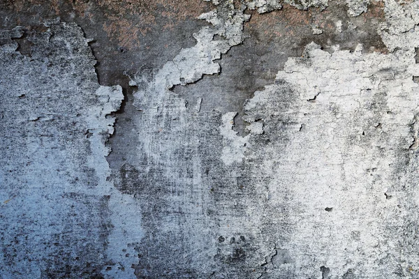 Грунтовая бетонная стена с шелушащей штукатуркой Грунтовая бетонная стена — стоковое фото