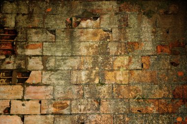 eski eski tuğla duvar