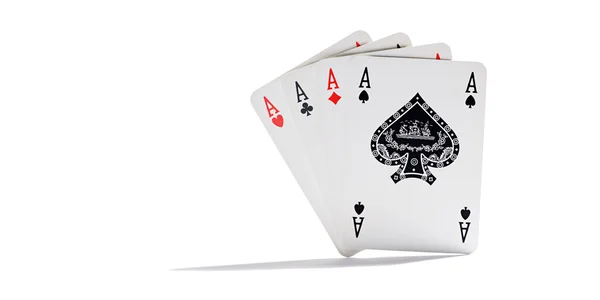 Four aces — Stock Photo, Image