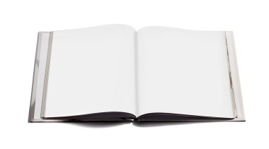 açık defter ile boş sayfalar