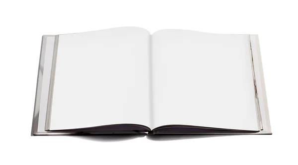 Open notebook with blank pages — Stock Photo, Image