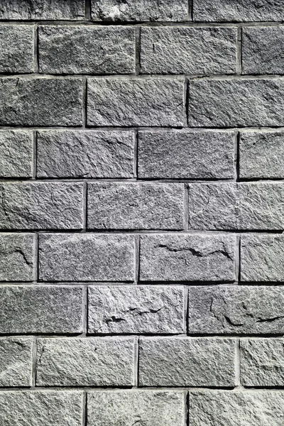 Neat corte pared de ladrillo de piedra — Foto de Stock