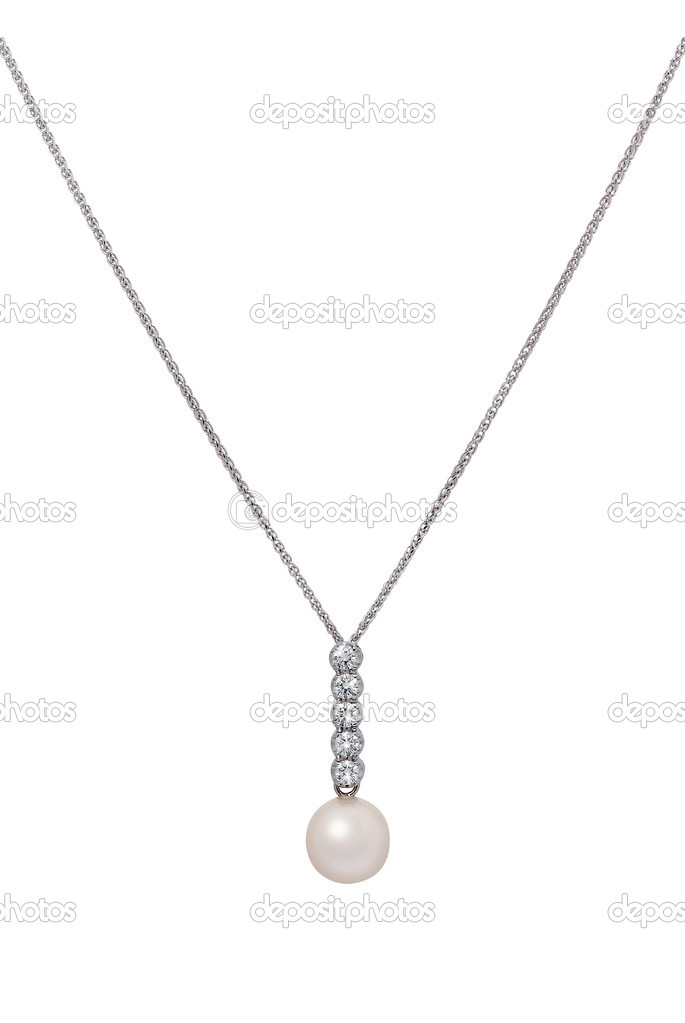 Beautiful pearl drop pendant
