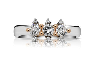 elmas bir üçlemenin ile ring