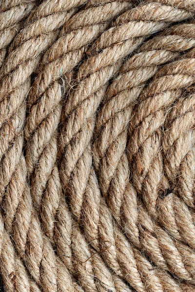 Textura de fundo da corda enrolada — Fotografia de Stock