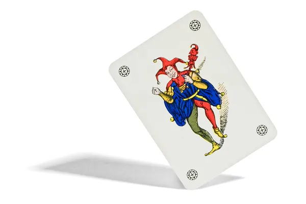 Joker kart do gry — Zdjęcie stockowe