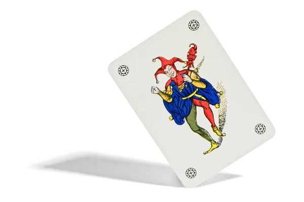 Joker carta da gioco — Foto Stock