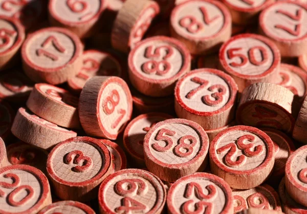 Lucky bingo numbers — Stock Photo, Image