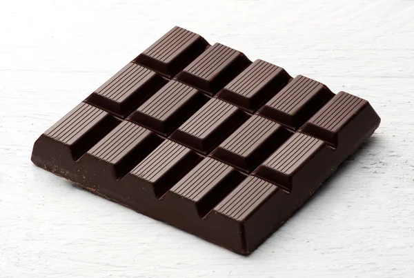 黑巧克力的栏 — 图库照片
