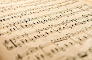 eski sararmış yaşlı Müzik Puan