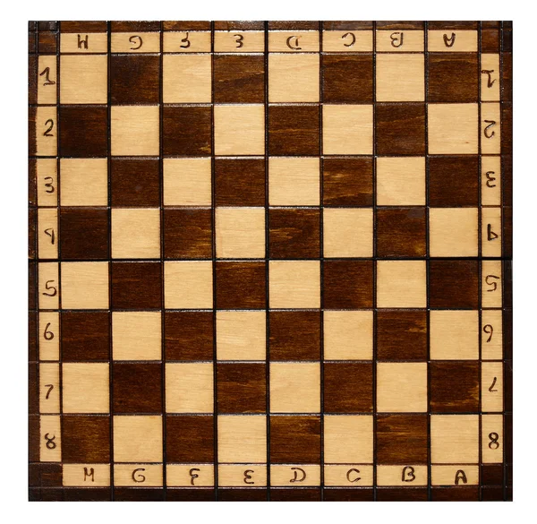 Gammal schackbräda av trä — Stockfoto