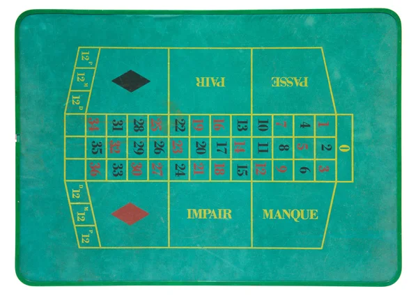 Vintage Roulette Board — Stockfoto