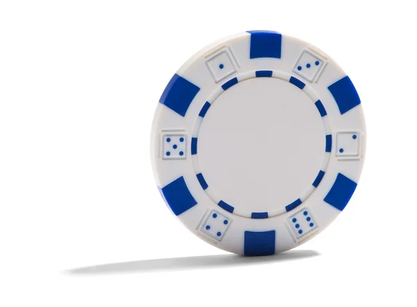 空白のカジノやポーカー チップ — ストック写真