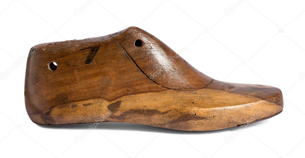 Vintage wooden shoe form