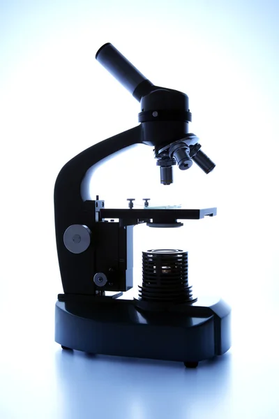 Monocular microscope with its own light source — Stock Photo, Image