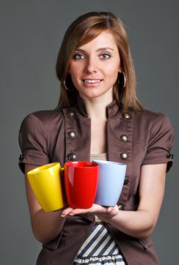 bir bardak güzel bir kız