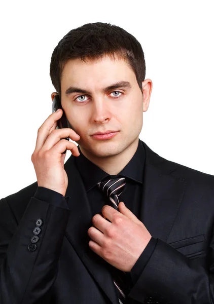 Man talking on phone — Stock Photo, Image