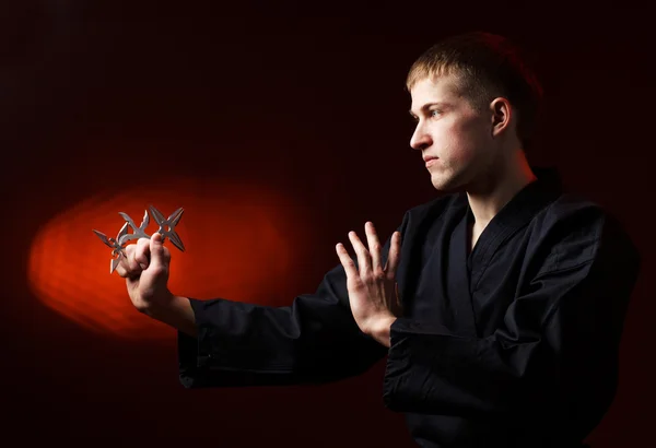 Man in kimono — Stockfoto