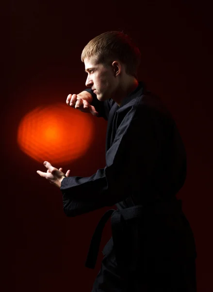 Man in kimono — Stockfoto