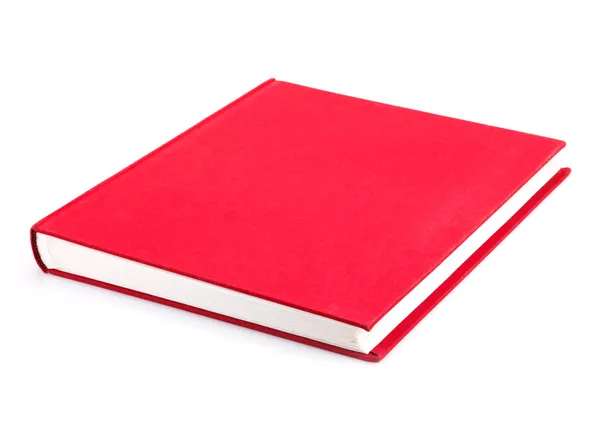 Libro rosso con copertina rigida — Foto Stock