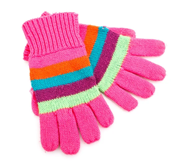 Striped gloves — Stock Photo, Image