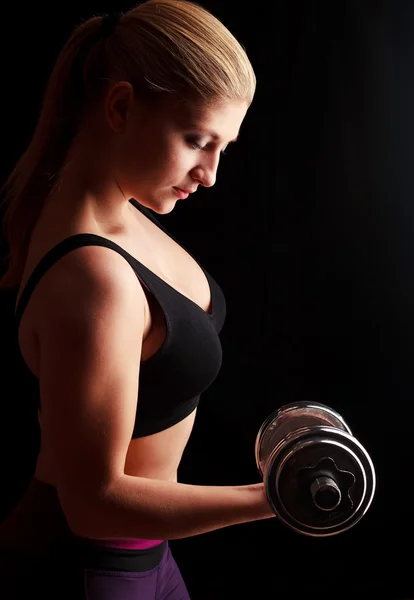 Female bodybuilder — Stock Photo, Image