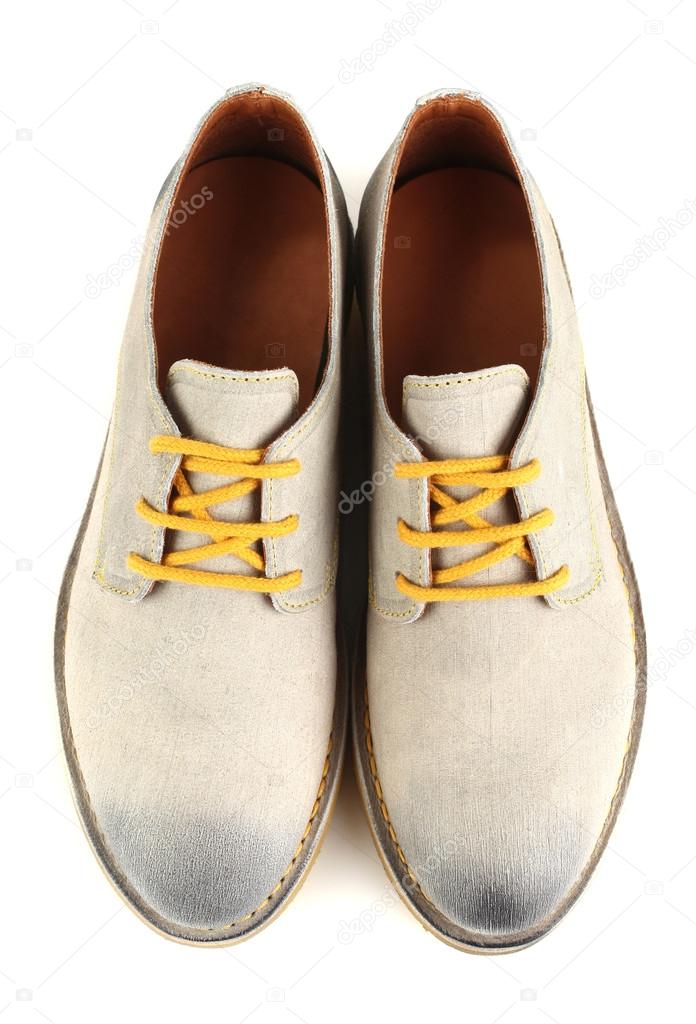 Gray man shoes
