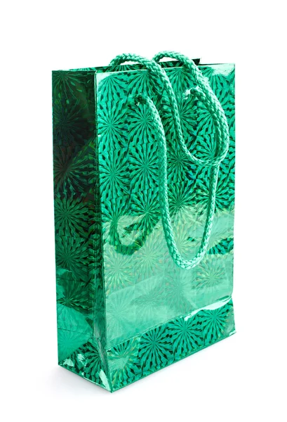 Groene geschenk pakketten — Stockfoto