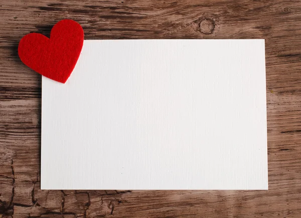 Valentine card background with heart — Stock Photo, Image