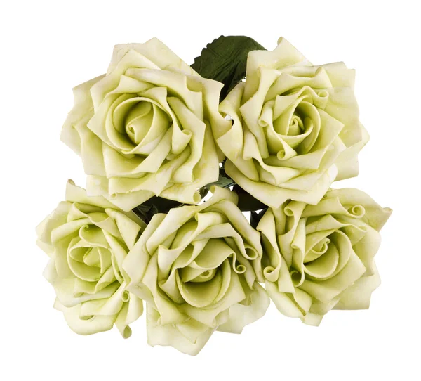 Bouquet of light green roses — Stock Photo, Image