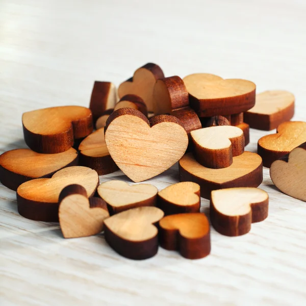 木製の心 — ストック写真