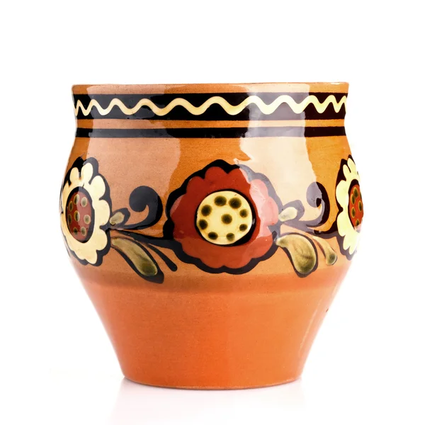 Vintage clay pot — Stock Photo, Image