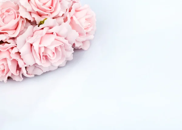 Rosa rosor för hälsningar — Stockfoto