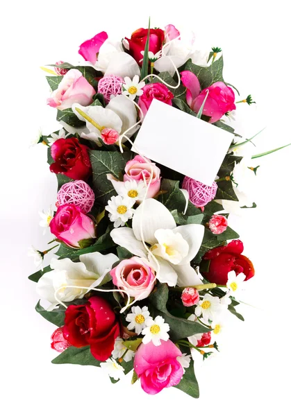 Cesta de flores decoradas —  Fotos de Stock