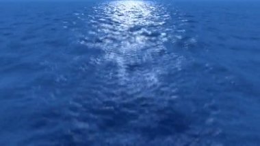 su üzerinde sinek düşük eğimli yeşil ekran