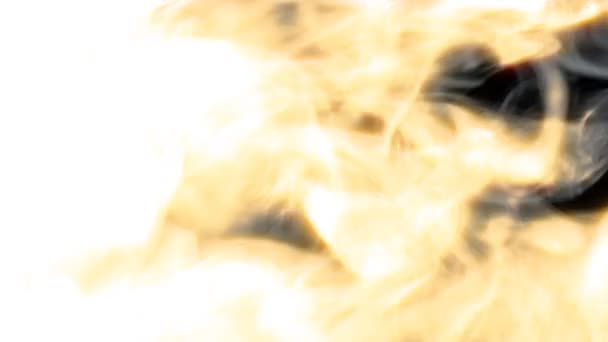 Fumée grand feu onde de souffle essuyer 