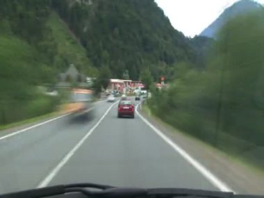 zaman sukut highspeed ülke yol sürücü Alpler 10337