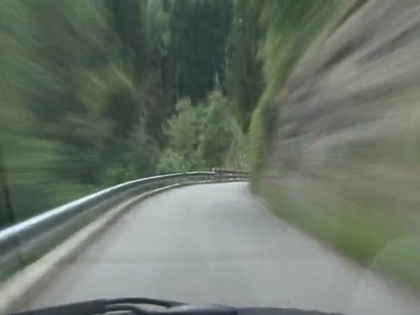 Time lapse highspeed downhill drive truck 10336 — Stock Video