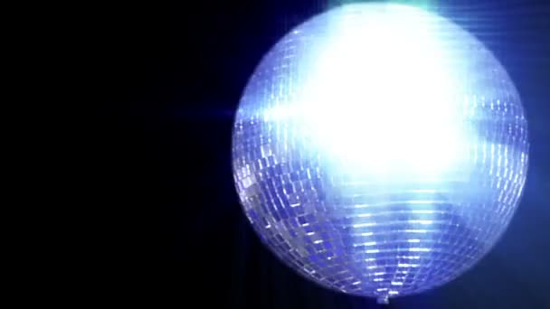 Disco bola espelho direito laço largo 10453 — Vídeo de Stock