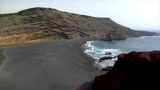 El golfo ancho pan muerto área vulcana 10502 — Vídeos de Stock