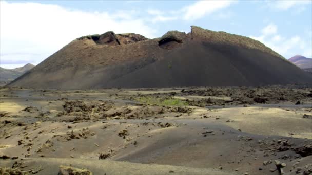 Três mortos vulcano pan zoom 10524 — Vídeo de Stock