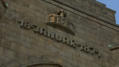 İmparator wilhelm anıt Almanya 10671 kapatın