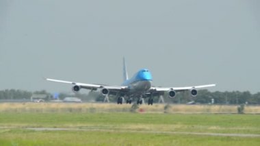 klm boeing 747 jumbo uçak yakın 11047 açılış