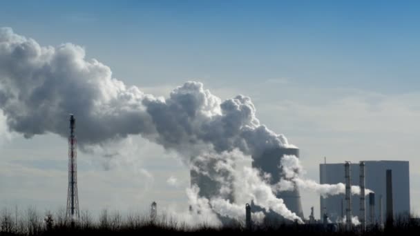 Contaminación de las centrales eléctricas de carbón 11279 — Vídeo de stock