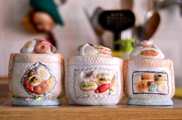 tipik İtalyan vintage şeker kaseler