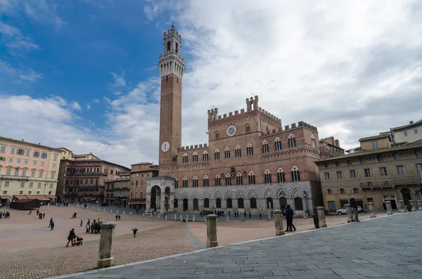 Siena - Piazza Del Campo — Stok fotoğraf