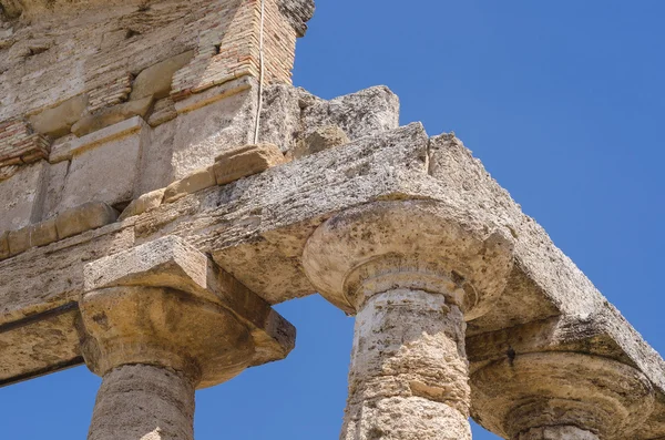 Храмы Пестума — стоковое фото