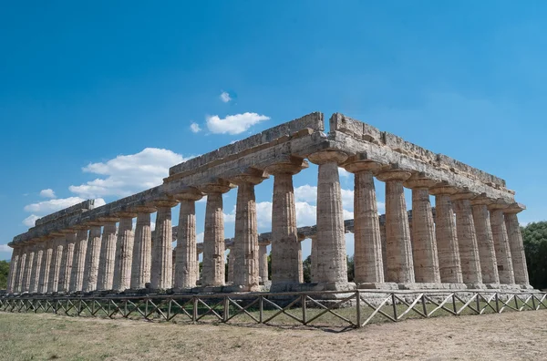 Paestum tempel Stockfoto