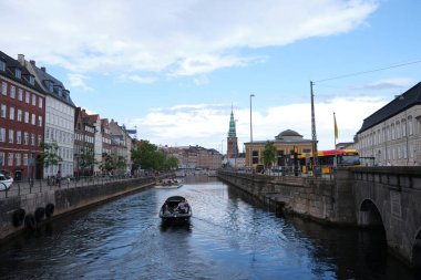 Famous Canal of Copenhagen, Denmark