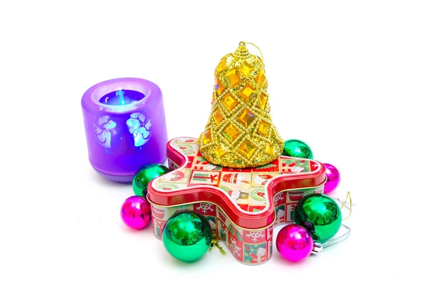 Glass Christmas toy — Stock Photo, Image